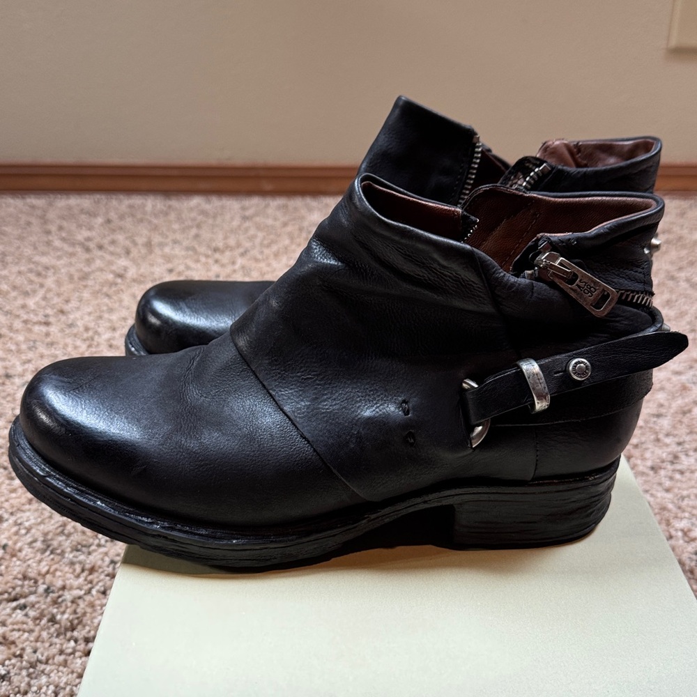 A.S. 98 Steve Black/Nero Ankle Boots EU 37